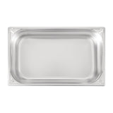 Vogue Heavy Duty Stainless Steel 1/1 Gastronorm Tray 150mm - DW435  Vogue   
