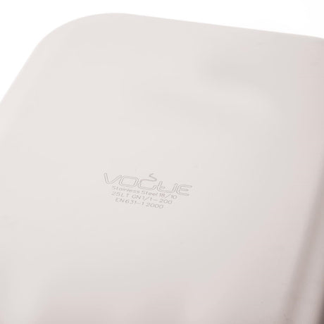 Vogue Heavy Duty Stainless Steel 1/1 Gastronorm Tray 200mm - DW436  Vogue   