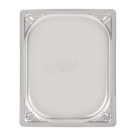 Vogue Heavy Duty Stainless Steel 1/2 Gastronorm Tray 40mm - DW437  Vogue   