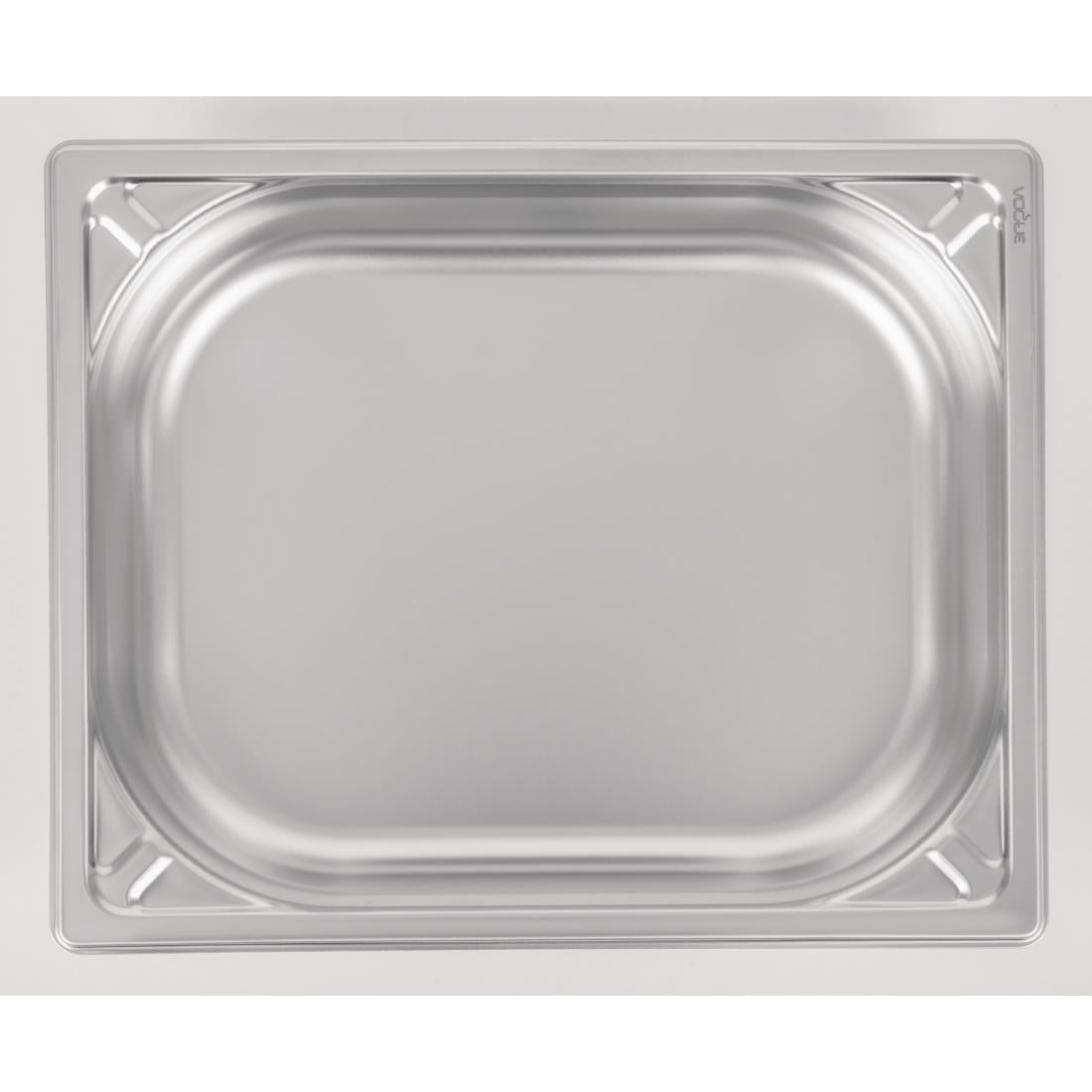 Vogue Heavy Duty Stainless Steel 1/2 Gastronorm Tray 65mm - DW438  Vogue   