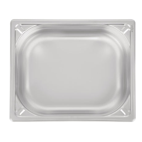 Vogue Heavy Duty Stainless Steel 1/2 Gastronorm Tray 100mm - DW439  Vogue   