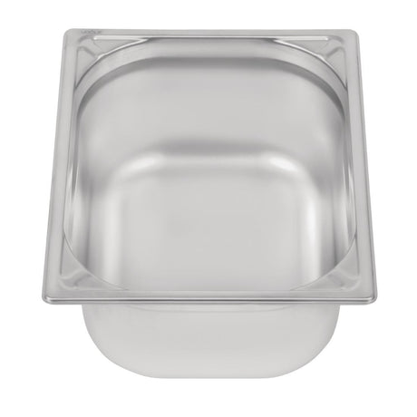 Vogue Heavy Duty Stainless Steel 1/2 Gastronorm Tray 150mm - DW440  Vogue   