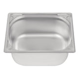 Vogue Heavy Duty Stainless Steel 1/2 Gastronorm Tray 150mm - DW440  Vogue   