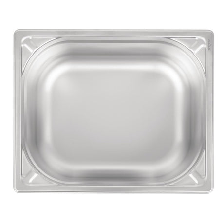Vogue Heavy Duty Stainless Steel 1/2 Gastronorm Tray 150mm - DW440  Vogue   