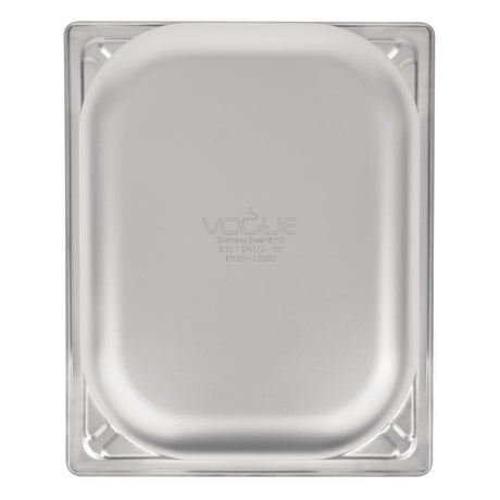 Vogue Heavy Duty Stainless Steel 1/2 Gastronorm Tray 150mm - DW440  Vogue   