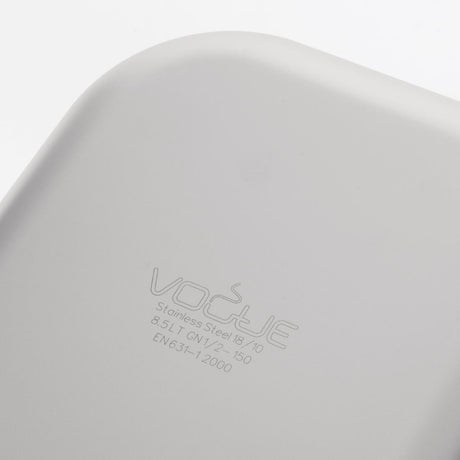 Vogue Heavy Duty Stainless Steel 1/2 Gastronorm Tray 150mm - DW440  Vogue   