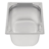 Vogue Heavy Duty Stainless Steel 1/2 Gastronorm Tray 200mm - DW441  Vogue   
