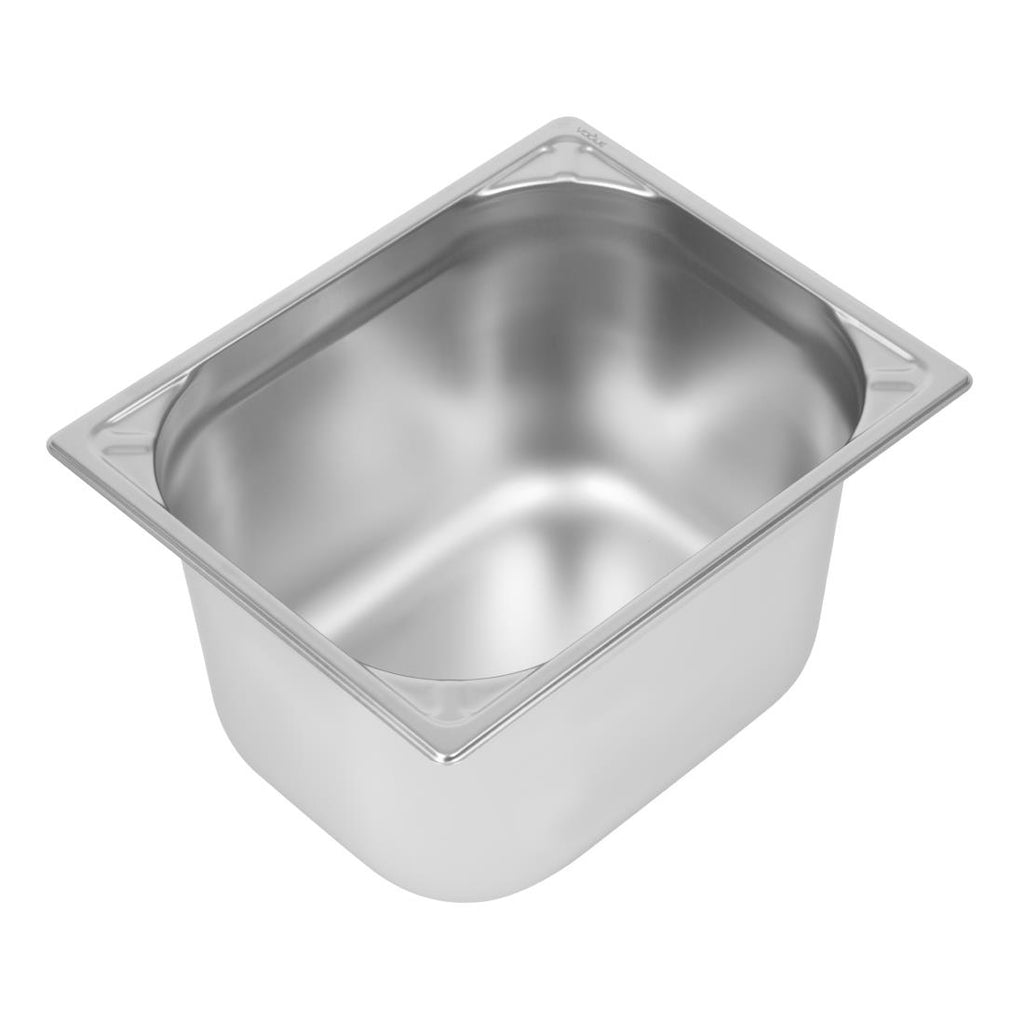 Vogue Heavy Duty Stainless Steel 1/2 Gastronorm Tray 200mm - DW441  Vogue   