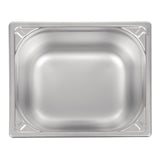 Vogue Heavy Duty Stainless Steel 1/2 Gastronorm Tray 200mm - DW441  Vogue   