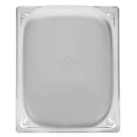Vogue Heavy Duty Stainless Steel 1/2 Gastronorm Tray 200mm - DW441  Vogue   