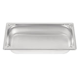 Vogue Heavy Duty Stainless Steel 1/3 Gastronorm Tray 65mm - DW442  Vogue   