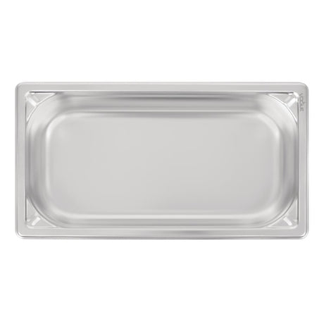 Vogue Heavy Duty Stainless Steel 1/3 Gastronorm Tray 65mm - DW442  Vogue   