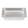 Vogue Heavy Duty Stainless Steel 1/3 Gastronorm Tray 100mm - DW443  Vogue   