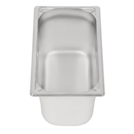 Vogue Heavy Duty Stainless Steel 1/3 Gastronorm Tray 150mm - DW444  Vogue   