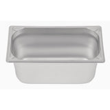 Vogue Heavy Duty Stainless Steel 1/3 Gastronorm Tray 150mm - DW444  Vogue   