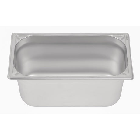 Vogue Heavy Duty Stainless Steel 1/3 Gastronorm Tray 150mm - DW444  Vogue   