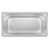 Vogue Heavy Duty Stainless Steel 1/3 Gastronorm Tray 150mm - DW444  Vogue   
