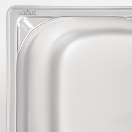 Vogue Heavy Duty Stainless Steel 1/3 Gastronorm Tray 150mm - DW444  Vogue   