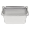 Vogue Heavy Duty Stainless Steel 1/3 Gastronorm Tray 200mm - DW445  Vogue   