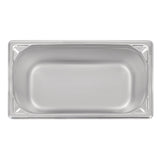Vogue Heavy Duty Stainless Steel 1/3 Gastronorm Tray 200mm - DW445  Vogue   
