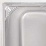 Vogue Heavy Duty Stainless Steel 1/3 Gastronorm Tray 200mm - DW445  Vogue   