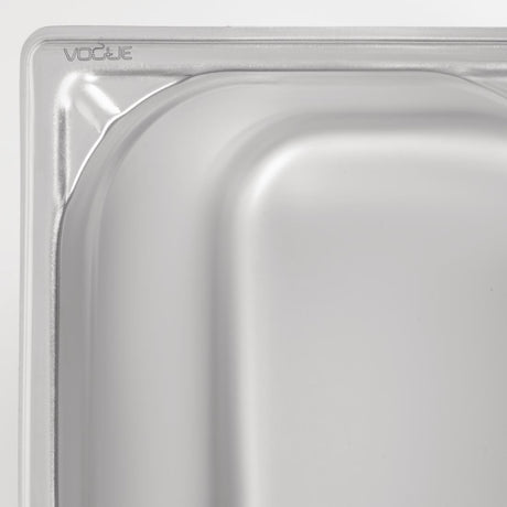 Vogue Heavy Duty Stainless Steel 1/3 Gastronorm Tray 200mm - DW445  Vogue   