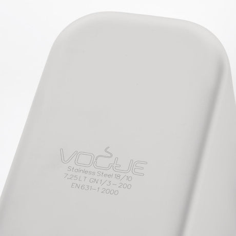 Vogue Heavy Duty Stainless Steel 1/3 Gastronorm Tray 200mm - DW445  Vogue   