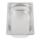 Vogue Heavy Duty Stainless Steel 1/4 Gastronorm Tray 65mm - DW446  Vogue   