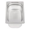 Vogue Heavy Duty Stainless Steel 1/4 Gastronorm Tray 100mm - DW447  Vogue   