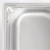 Vogue Heavy Duty Stainless Steel 1/4 Gastronorm Tray 100mm - DW447  Vogue   