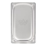Vogue Heavy Duty Stainless Steel 1/4 Gastronorm Tray 100mm - DW447  Vogue   