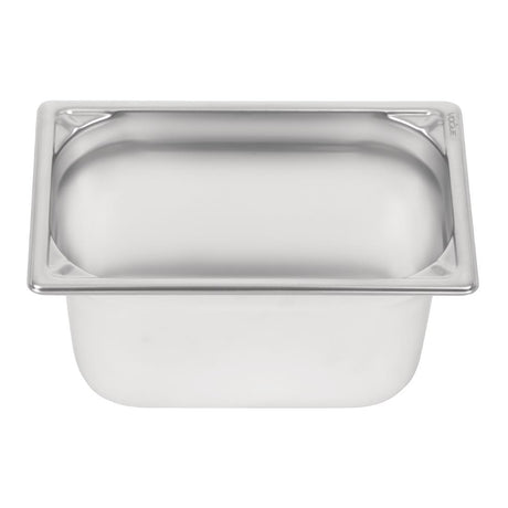 Vogue Heavy Duty Stainless Steel 1/4 Gastronorm Tray 150mm - DW448  Vogue   