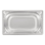 Vogue Heavy Duty Stainless Steel 1/4 Gastronorm Tray 150mm - DW448  Vogue   