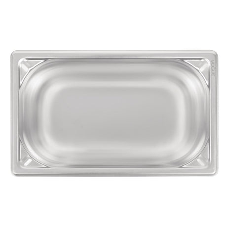 Vogue Heavy Duty Stainless Steel 1/4 Gastronorm Tray 150mm - DW448  Vogue   