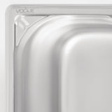 Vogue Heavy Duty Stainless Steel 1/4 Gastronorm Tray 150mm - DW448  Vogue   