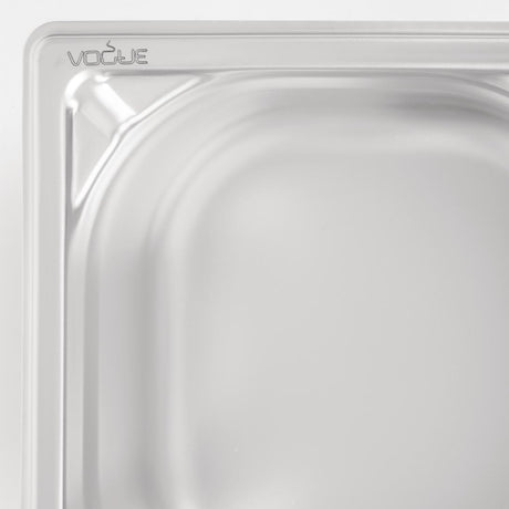 Vogue Heavy Duty Stainless Steel 1/6 Gastronorm Tray 65mm - DW449  Vogue   