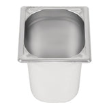 Vogue Heavy Duty Stainless Steel 1/6 Gastronorm Tray 200mm - DW452  Vogue   