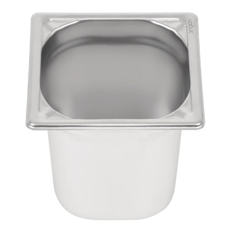 Vogue Heavy Duty Stainless Steel 1/6 Gastronorm Tray 200mm - DW452  Vogue   