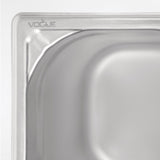 Vogue Heavy Duty Stainless Steel 1/6 Gastronorm Tray 200mm - DW452  Vogue   