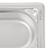 Vogue Heavy Duty Stainless Steel 1/9 Gastronorm Tray 65mm - DW453  Vogue   