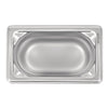 Vogue Heavy Duty Stainless Steel 1/9 Gastronorm Tray 100mm - DW454  Vogue   