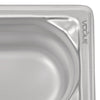 Vogue Heavy Duty Stainless Steel 1/9 Gastronorm Tray 100mm - DW454  Vogue   