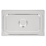 Vogue Heavy Duty Stainless Steel 1/1 Gastronorm Tray Lid - DW455  Vogue   