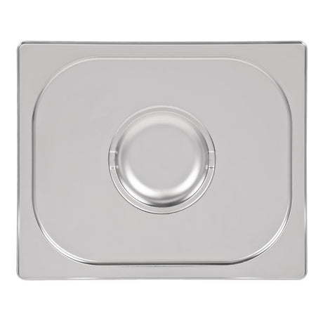Vogue Heavy Duty Stainless Steel 1/2 Gastronorm Tray Lid - DW456  Vogue   
