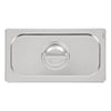 Vogue Heavy Duty Stainless Steel 1/3 Gastronorm Tray Lid - DW457  Vogue   