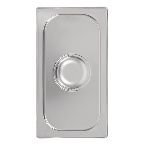 Vogue Heavy Duty Stainless Steel 1/3 Gastronorm Tray Lid - DW457  Vogue   