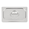 Vogue Heavy Duty Stainless Steel 1/4 Gastronorm Tray Lid - DW458  Vogue   