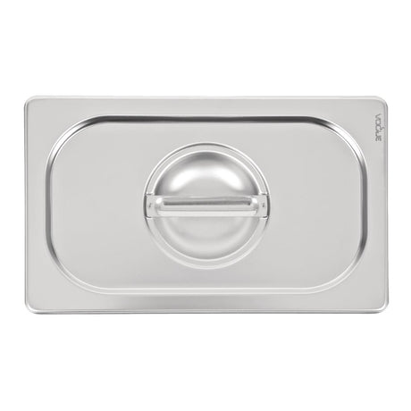 Vogue Heavy Duty Stainless Steel 1/4 Gastronorm Tray Lid - DW458  Vogue   