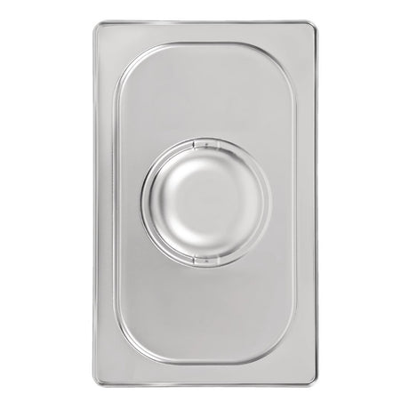Vogue Heavy Duty Stainless Steel 1/4 Gastronorm Tray Lid - DW458  Vogue   