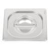 Vogue Heavy Duty Stainless Steel 1/6 Gastronorm Tray Lid - DW459  Vogue   